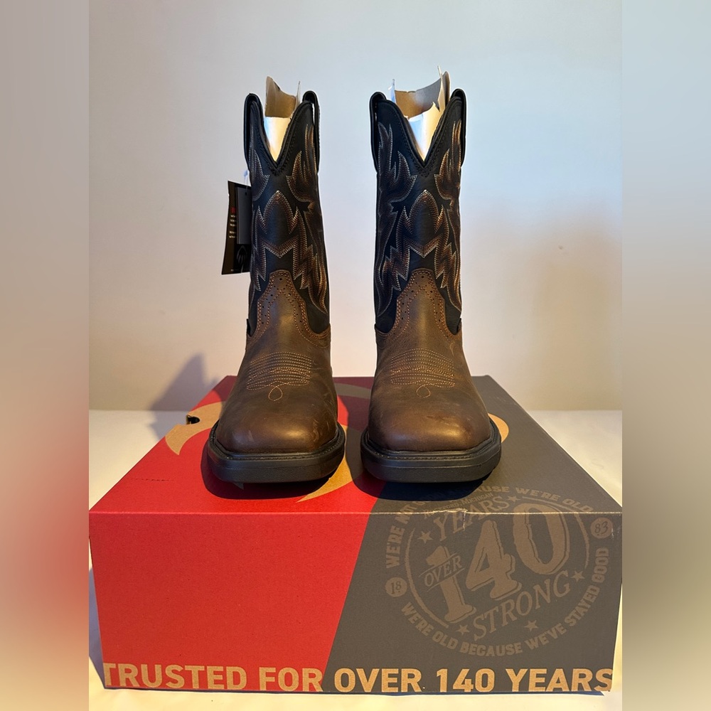 NIB Wolverine Rancher Steel Toe Boots Rtl: $135 Work in Style Cowboy 🤠